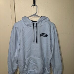 Men's Light Blue Hollister Hoodie